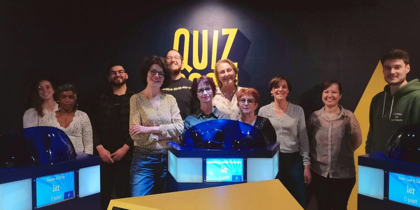 Equipe de Gipe 21 lors de la journée de cohésion à la Quizz Room